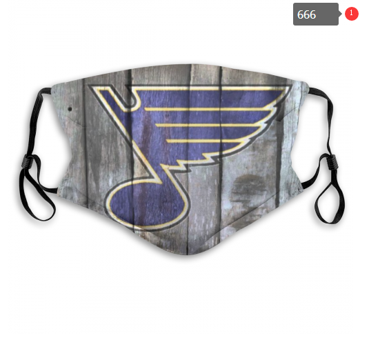 NHL St.Louis Blues Dust mask with filter->nhl dust mask->Sports Accessory